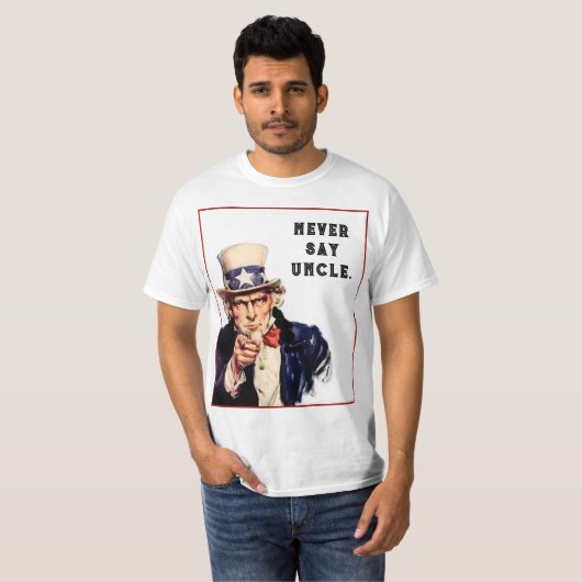 Funny USA T-shirt (Voorkant volledig)