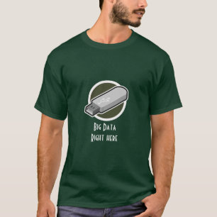 Funny USB drive Big Data T-shirt