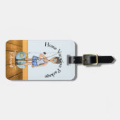 Funny Vacation Bagagelabel (Voorkant horizontaal)