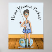 Funny Vacation Poster (Voorkant)