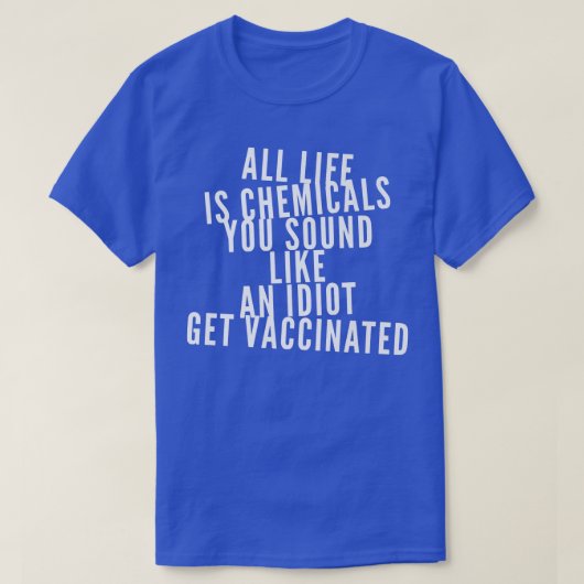 Funny Vaccinated Pro Vaccine Support Science Vacci T-shirt (Design voorkant)
