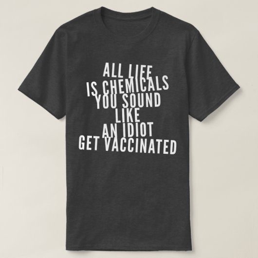 Funny Vaccinated Pro Vaccine Support Science Vacci T-shirt (Design voorkant)