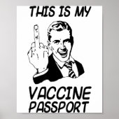 Funny Vaccine Prt Vaccination Fully Vaccinate  Poster (Voorkant)