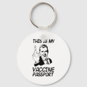 Funny Vaccine Prt Vaccination Fully Vaccinate  Sleutelhanger (Voorkant)
