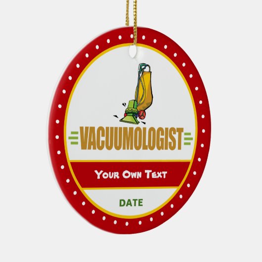 Funny Vacuu, m Lovers Keramisch Ornament (Rechts)