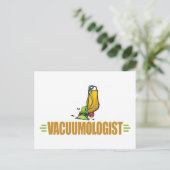 Funny Vacuuming Briefkaart (Staand voorkant)