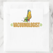 Funny Vacuuming Rechthoekige Sticker (Tas)