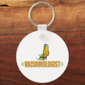 Funny Vacuuming Sleutelhanger (Voorkant)
