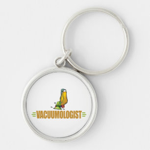 Funny Vacuuming Sleutelhanger