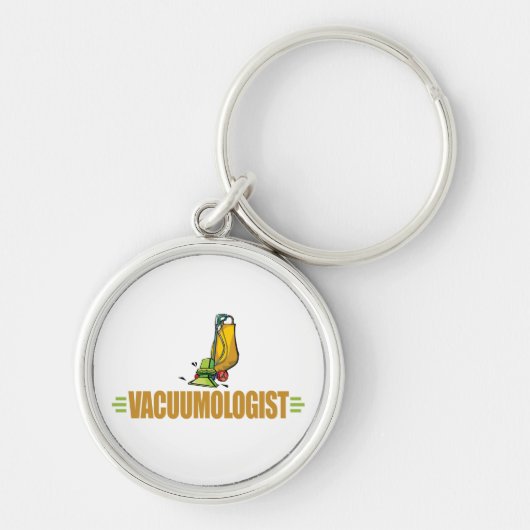 Funny Vacuuming Sleutelhanger (Voorkant)