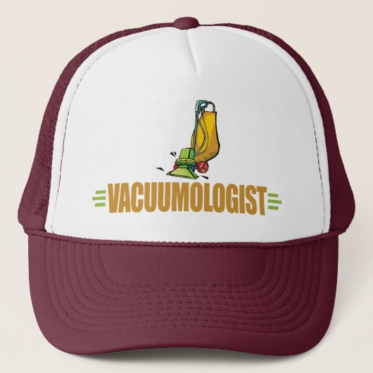 Funny Vacuuming Trucker Pet (Voorkant)