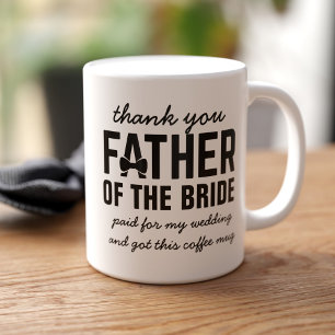 Funny Vader van de Mok van de Bride Wedding Favor