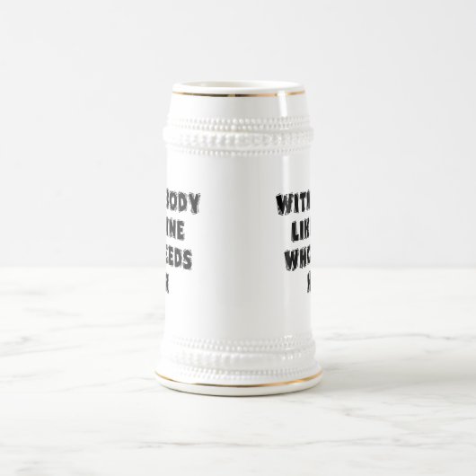 Funny Vaderdag Bald Man Bierpul (Center)