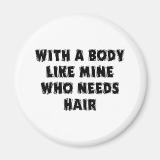 Funny Vaderdag Bald Man Magneet