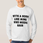 Funny Vaderdag Bald Man T-shirt (Voorkant)