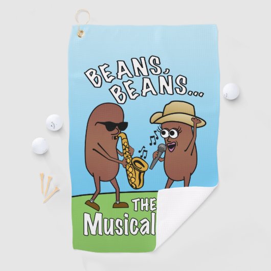 Funny Vaderdag Bean Fart Joke Golfhanddoek (Insitu)