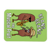 Funny Vaderdag Bean Farting Joke Magneet (Horizontaal)