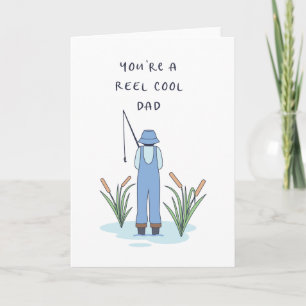 Funny Vaderdag Card - Gevist Theme Fisherman Kaart