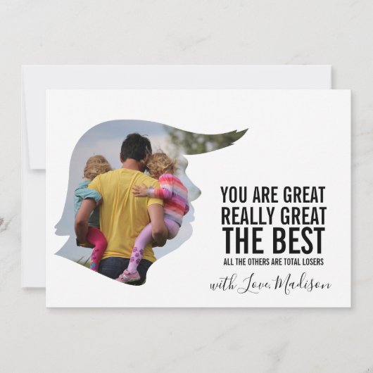 Funny Vaderdag Card Kaart (Voorkant)