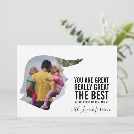 Funny Vaderdag Card Kaart (Staand voorkant)