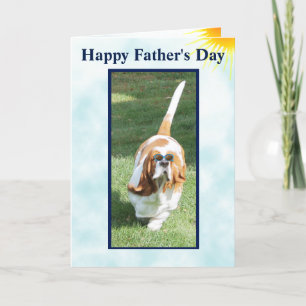 Funny Vaderdag Card met Sunbathing Basset Hound Kaart