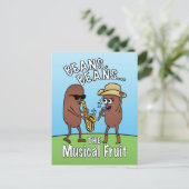 Funny Vaderdag Farting Bean Joke Briefkaart (Staand voorkant)