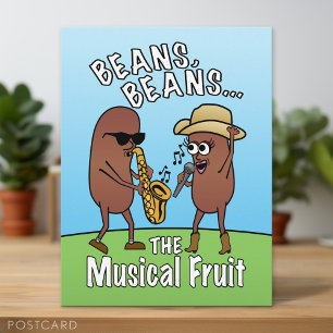 Funny Vaderdag Farting Bean Joke Briefkaart