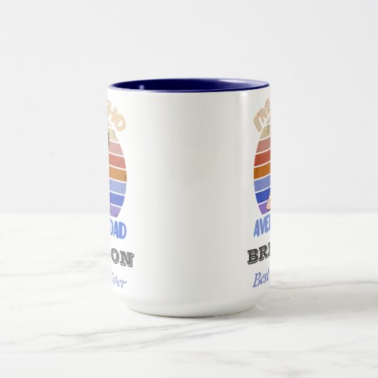 Funny vaderdag gepersonaliseerde mug mok (Midden)