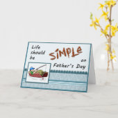 Funny Vaderdag Gevist Wenskaart Kaart (Gele Bloem)