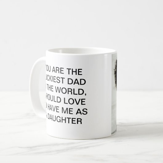 Funny vaderdag gift Mok (Voorkant links)