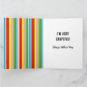 Funny Vaderdag Kaart (Binnen)