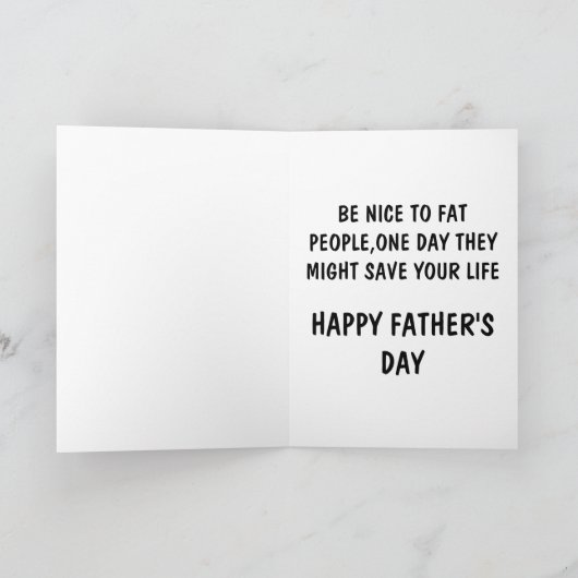 Funny vaderdag kaart (Binnen)