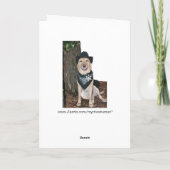 Funny Vaderdag Kaart (Achterkant)