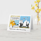 Funny Vaderdag Kaart (Gele Bloem)