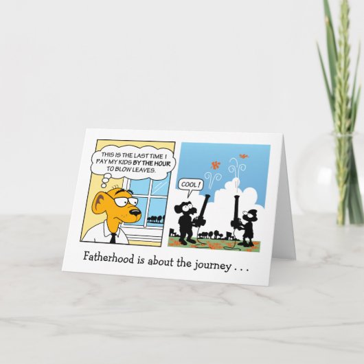 Funny Vaderdag Kaart (Voorkant)