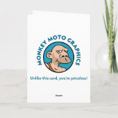 Funny Vaderdag Kaart (Achterkant)