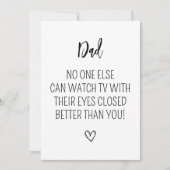 Funny Vaderdag Kaart (Voorkant)