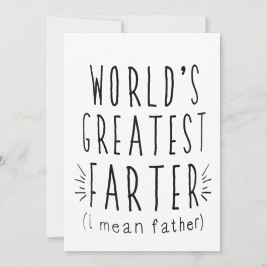 Funny Vaderdag Kaart, verjaardagscadeau Feestdagenkaart (Voorkant)