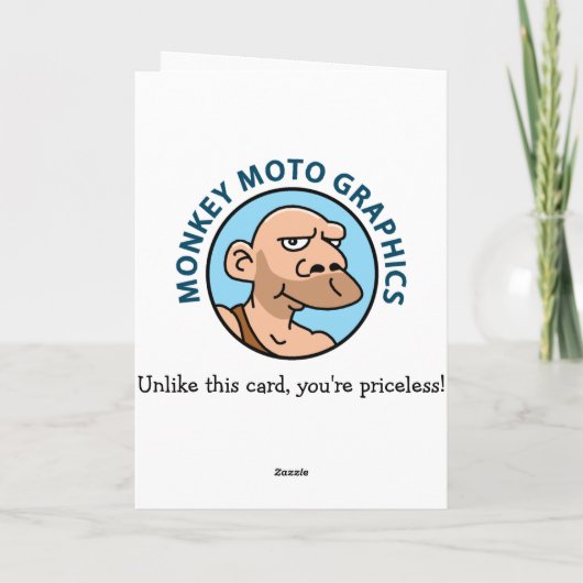 Funny Vaderdag kaarten: Cavemen Kaart (Achterkant)