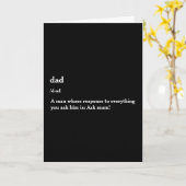 Funny Vaderdag | Modern Kaart (Gele Bloem)