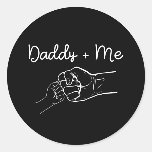 Funny Vaderdag Ronde Sticker (Voorkant)