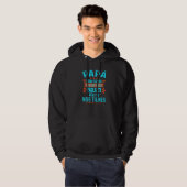 Funny Vaderdag Spaanse vader van dochter A Hoodie (Voorkant volledig)