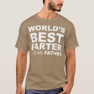 Funny Vaderdag World's beste boer ik bedoel Fath T-shirt