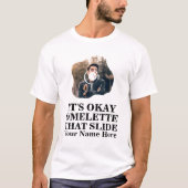 Funny vaders dag pap maakt een grapje over Omelet. T-shirt (Voorkant)