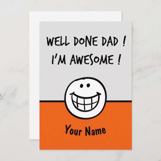 Funny vaders dagkaarten Joke Bedankkaart (Voorkant / Achterkant)