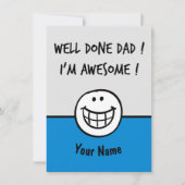 Funny vaders dagkaarten Joke Bedankkaart (Voorkant)