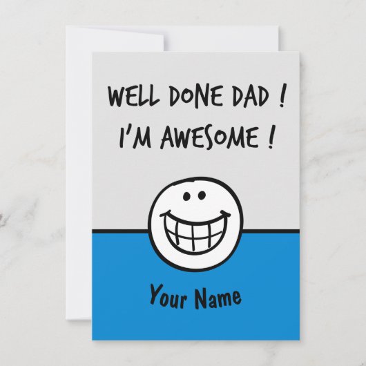 Funny vaders dagkaarten Joke Bedankkaart (Voorkant)