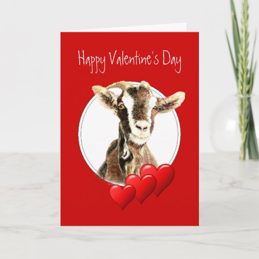 Funny Valentijn aan Old Goat, humor Feestdagen Kaart (Voorkant)