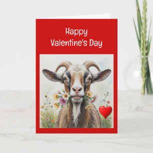 Funny Valentijn aan Old Goat, humor Feestdagen Kaart