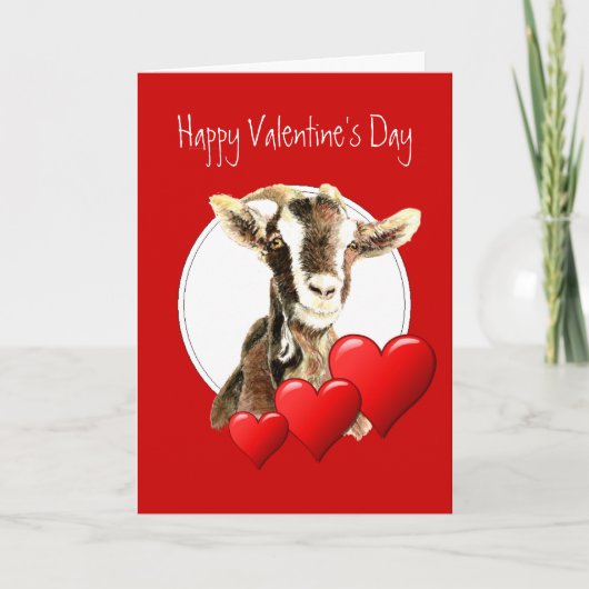 Funny Valentijn aan Old Goat, humor Feestdagen Kaart (Voorkant)